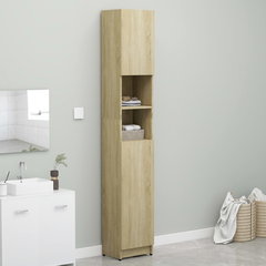 Dulap coloana baie, 32 x 25.5 x 190 cm, stejar sonoma