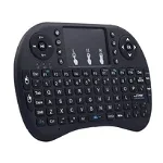 Mini-tastatura Bluetooth, pentru Android Smart, cu touchpad integrat, cu tasta pentru e-mail si control volum, alb