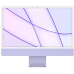 Sistem All in One iMac 24inch Retina 4.5K Apple M1 8 core 16GB 256GB SSD GPU M1 macOS Purple