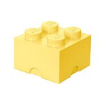Cutie depozitare LEGO®, galben deschis, LEGO®