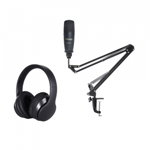 Kit Podcast: Marantz PodPack 1 microfon USB + ANC Casti Wireless Pliabile
