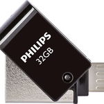 Philips 2 în 1 negru 32GB microUSB OTG USB 2.0 +, Philips