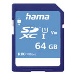 Card de memorie Hama SDXC 64GB clasa 10 UHS-I 80MB/s