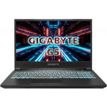 Laptop Gigabyte G5 MD-51DE123SD 15.6 inch FHD 144Hz Intel Core i5-11400H 16GB DDR4 512GB SSD nVidia GeForce RTX 3050 Ti 4GB DE layout Black