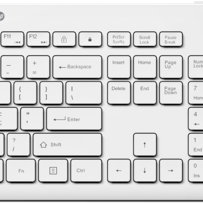 Kit Tastatura + Mouse 230 Wireless Combo Alb, HP