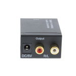 convertor audio digital toslink+coax - analog 2x rca well, WELL