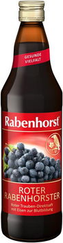 Suc de struguri rosii cu fier 750ml - Rabenhorst, Rabenhorst