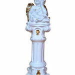 Statueta decorativa, Inger, Alb, 52 cm, DVAN0025-3G