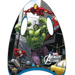 Mini placa pentru inot 45 cm Saica Avengers pentru copii din spuma, Saica