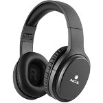 Casti Bluetooth Over-Ear Artica Taboo, mitigarea zgomotului , pana la 24h redare, negru, NGS