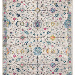 Covor bej multicolor in stil oriental 190x133 cm Mamoo A