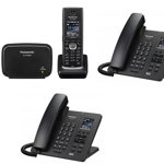 Pachet KX-(TGP600CEB+2xTPA65CEB ) (telefon SIP + 2 receptoare suplimentare), Panasonic