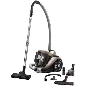 Aspirator Rowenta fara sac Compact Power XXL RO4866EA, 550W, tehnologie mono-ciclonica, perie EasyBrush, 2.5L, negru