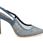 Pantofi eleganti ALDO bleumarin, 13697490, din material textil, Aldo