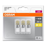 Set 3 becuri led osram, soclu g9, putere 1.9 w, forma plat, lumina alb calda, alimentare 220 - 230 v, "000004058075093874" (include tv 1.80 lei)