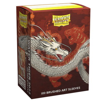 Sleeve-uri Dragon Shield Brushed Art Sleeves - Water Tiger 2022 (100 Bucati), Dragon Shield