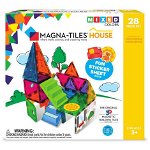 Set magnetic cu autocolante Magna-Tiles House 28 piese