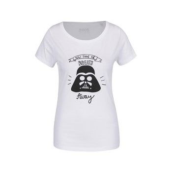 Tricou alb de dama din bumbac organic ZOOT Original Darthvader