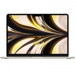 Apple Laptop Apple MacBook Air, Apple M2, 13.6 inch, 16GB RAM, 256GB SSD, macOS Monterey, Auriu, Apple