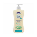 Gel de Dus si Sampon Chicco Fara Lacrimi Baby Moments Baby Skin 500ml 0 Luni+