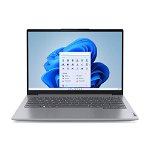 Laptop Lenovo ThinkBook 14 G6 IRL cu procesor Intel® Core™ i7-13700H pana la 5.0 GHz, 14, WUXGA, IPS, 32GB, 1TB SSD, Intel® Iris® Xe Graphics, No OS, Arctic Grey, 3Y Courier or Carry-in upgrade, Lenovo