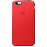 Husa Apple Leather Case pentru iPhone 6s Red