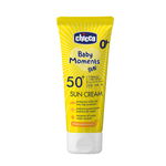 Crema protectie solara Chicco Baby Moments SPF 50+, 75 ml, 0 luni+, Chicco