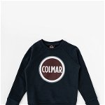 Colmar, Bluza sport din amestec de bumbac cu logo supradimensionat, Galben, Alb prafuit, Rosu Bordeaux, 154 CM