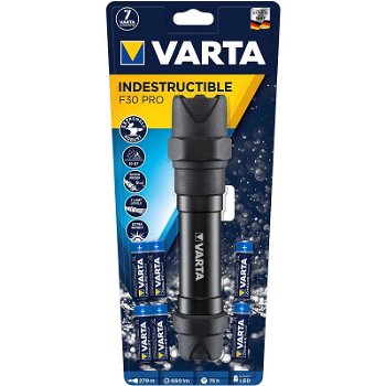 Lanterna LED Varta L30 Pro, rezistenta sporita, 5W, 450 lm, IP67