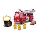 Mattel - Set de joaca Pompierul red , Disney Cars , Culori schimbatoare, Multicolor