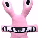 Jucarie din Plus Roblox, Rainbow Friends, 28cm, Roz, Agatatoare