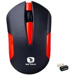 Mouse Wireless Serioux Drago 300, USB, Rosu, Serioux