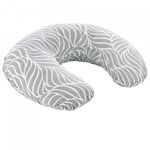 Perna pentru alaptat 2 in 1 Nursing Pillow, BabyJem, Gri, BabyJem