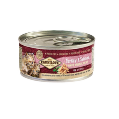 CARNILOVE Kitten Curcan și Somon 100g hrană umedă pisoi, CARNILOVE