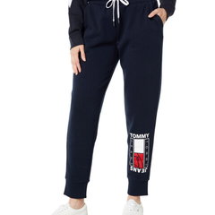 Imbracaminte Femei Tommy Jeans Boyfriend Joggers Flag Sky Captain, Tommy Jeans