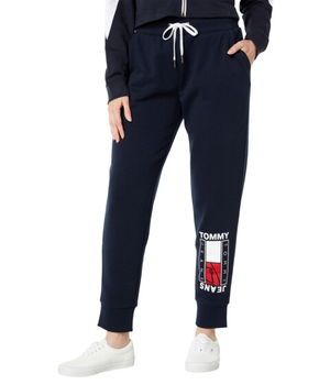 Imbracaminte Femei Tommy Jeans Boyfriend Joggers Flag Sky Captain, Tommy Jeans