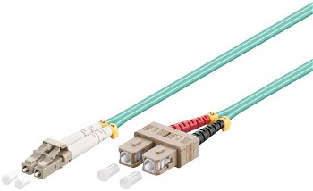 Cablu profesional Optic cu fibra LC-duplex - SC-duplex 3m
