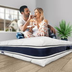 Saltea cu memorie Somnart XXL Memory Plus 180x200, inaltime 25 cm, pentru persoane supraponderale, husa Aloe Vera detasabila, rulata, fermitate mare