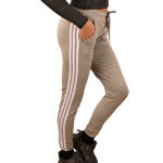 Pantaloni trening gri cu dungi albe - cod 45233, 