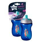 Cana albastra sports ONL 12 luni+, 300ml, Tommee Tippee, Tommee Tippee