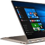 Notebook / Laptop 2-in-1 Lenovo 13.9" Yoga 910, FHD IPS Touch, Procesor Intel® Core™ i5-7200U (3M Cache, up to 3.10 GHz), 8GB DDR4, 512GB SSD, GMA HD 620, Win 10 Home, Gold