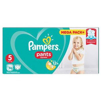 Scutece-chilotei Pampers Active Baby Junior 5 Mega Box, 12-17 kg, 96 buc