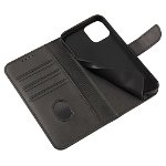Husa Magnet Wallet Stand compatibila cu Motorola Moto G82 Black, OEM