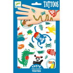 Tatuaje Djeco Animale cu botic, 4-5 ani +, Djeco