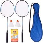 Set rachete batminton, 2 fluturasi, husa, MalPlay 108367