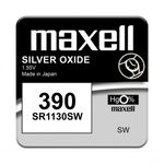 Baterii ceas oxid argint 389 390 SR1130SW, 1 Buc. Maxell, Maxell