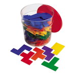 Set forme geometrice - Pentomino, Learning Resources, 6-7 ani +, Learning Resources