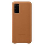 Husa de protectie Samsung Leather Cover pentru Galaxy S20, Brown
