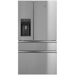 Electrolux Side by side Electrolux LLI9VE54X0, Capacitate 617 l, No Frost, Wi-Fi, CustomFlex, Afisaj LCD, Touch control, Iluminare LED, Clasa E, H 178 cm, Inox antiamprenta, Electrolux