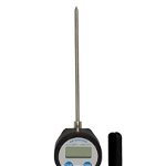 Termometru bucatarie digital, rezistent la apa, interval masurare -50/+300 gr C, gradatie 0,1 gr C, sonda inox 12 cm, capac protectie, 5x(H)29 cm, Hendi, HENDI